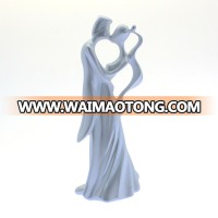 Resin Custom Cheap Love Wedding Decor Gifts Elegant Couple Kissing Figurines