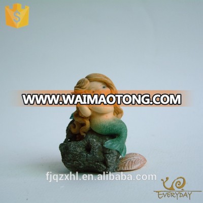 Craft Sculpture Ornaments Gift Resin Mermaid Figurine Souvenirs Decoration Little Mermaid Statues Sale