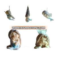 Adorable Souvenir Ornament Gift Home Decoration Polyresin Little Mermaid Figurine